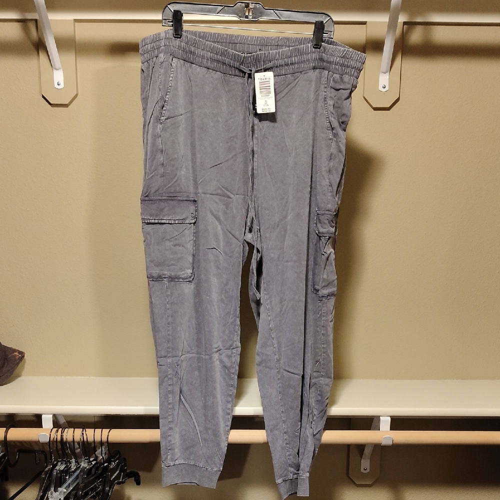 torrid Slate Gray Cargo Jogger Pants